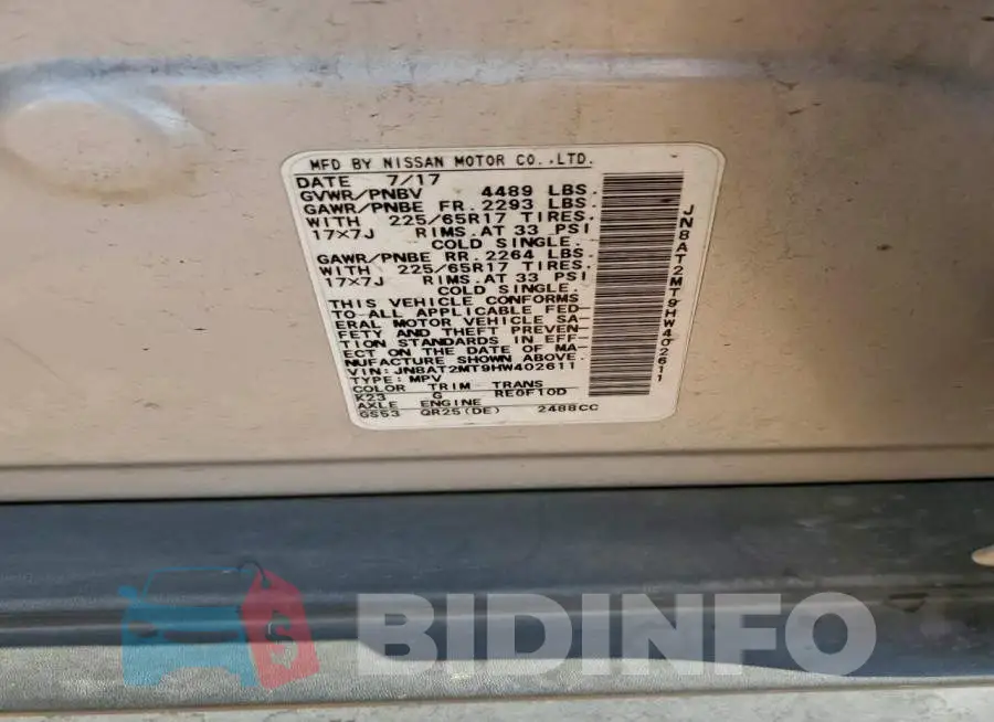 JN8AT2MT9HW402611 Photo# 12