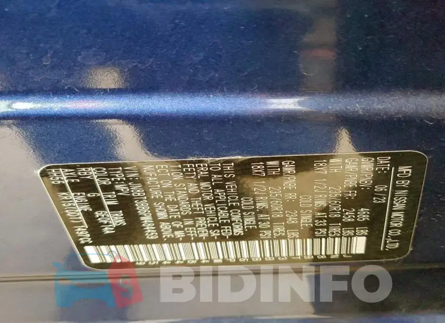 JN8BT3BB6PW484459 Photo# 13