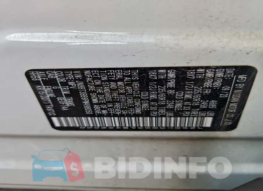JN8BT3BB9PW498050 Photo# 12