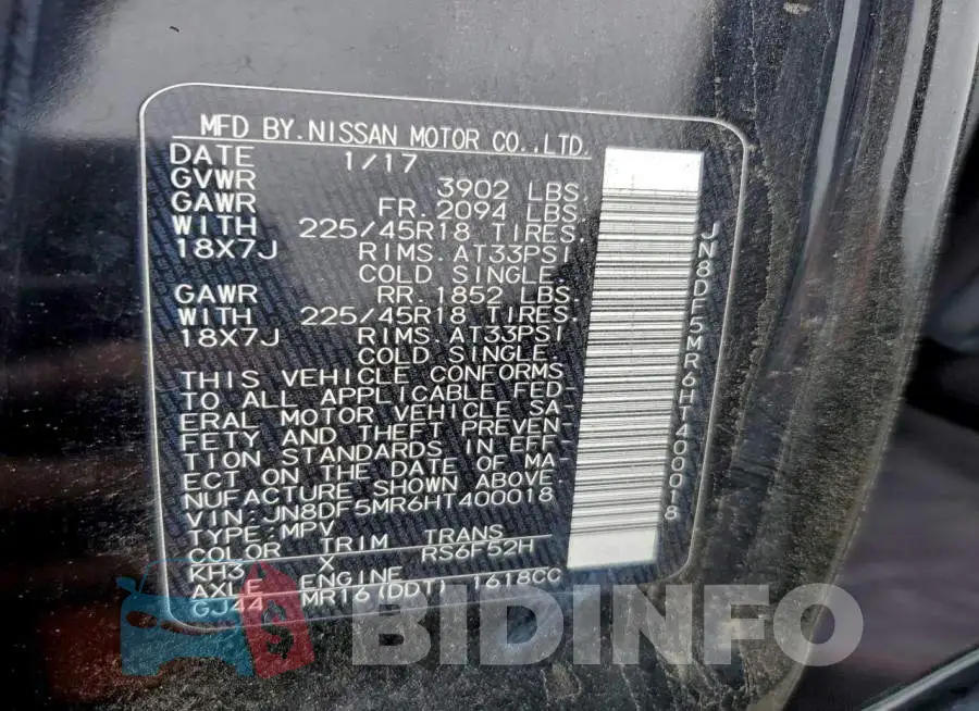 JN8DF5MR6HT400018 Photo# 13