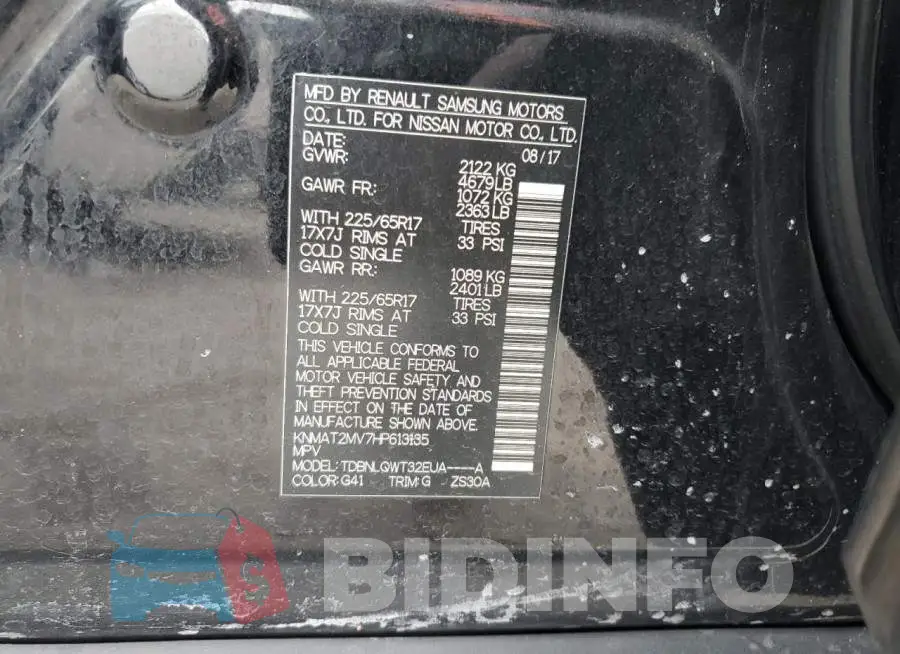 KNMAT2MV7HP613135 Photo# 13