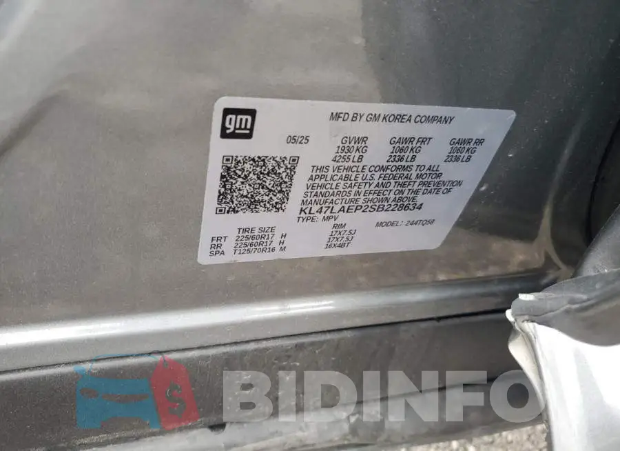 KL47LAEP2SB228634 Photo# 13