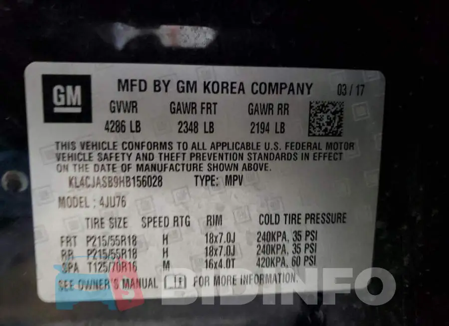 KL4CJASB9HB156028 Photo# 13