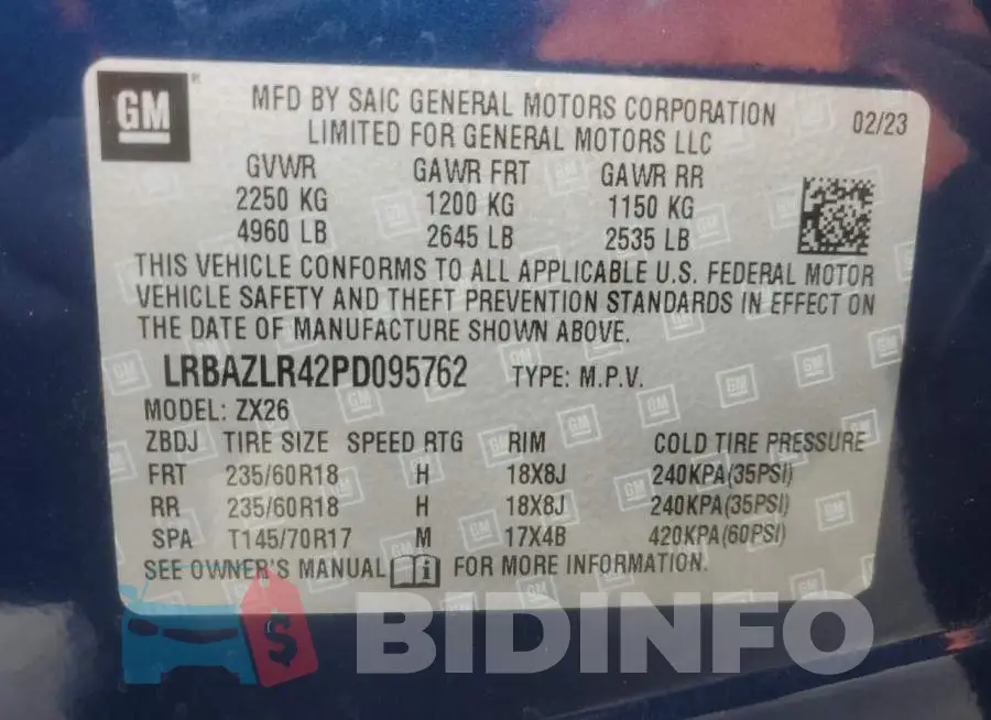 LRBAZLR42PD095762 Photo# 13