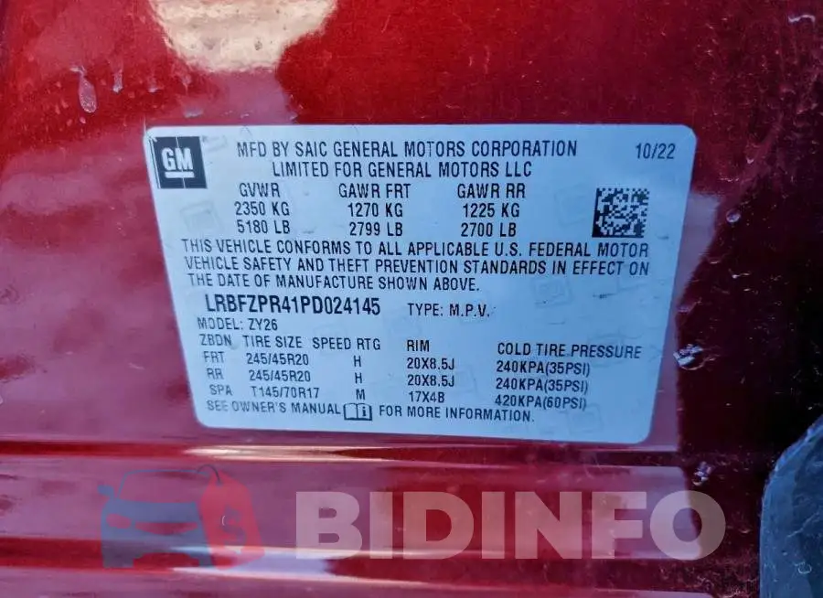 LRBFZPR41PD024145 Photo# 13
