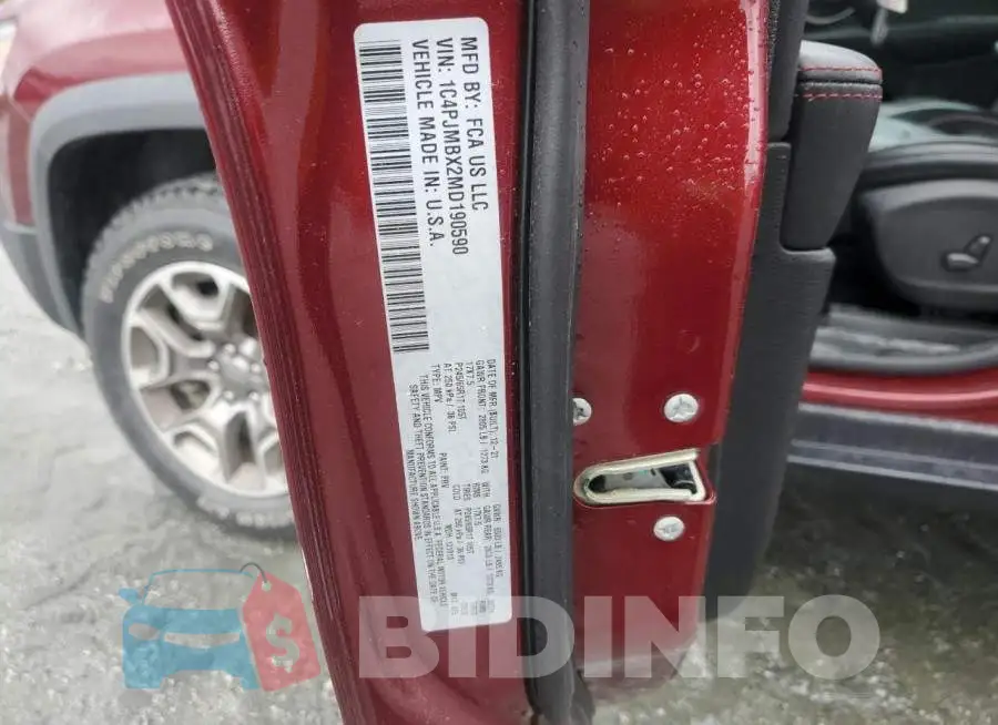 1C4PJMBX2MD190590 Photo# 13