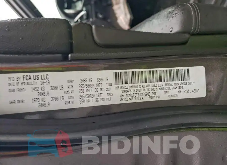 1C4RJFCT3LC176086 Photo# 14