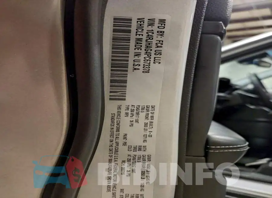 1C4RJHAG4PC673378 Photo# 14