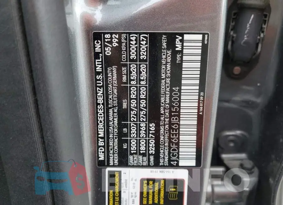 4JGDF6EE6JB156004 Photo# 13