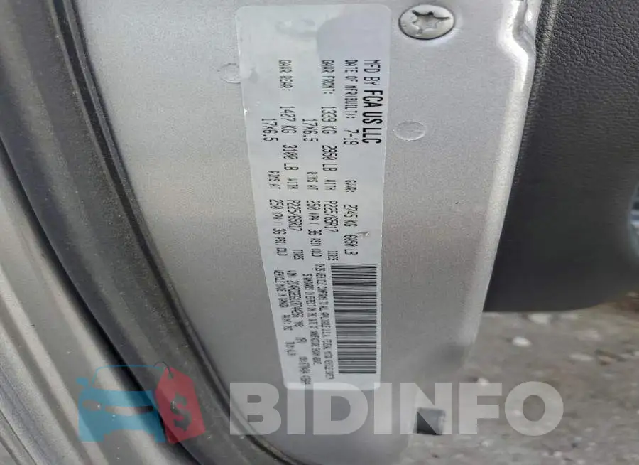 2C4RDGEG1KR744256 Photo# 13