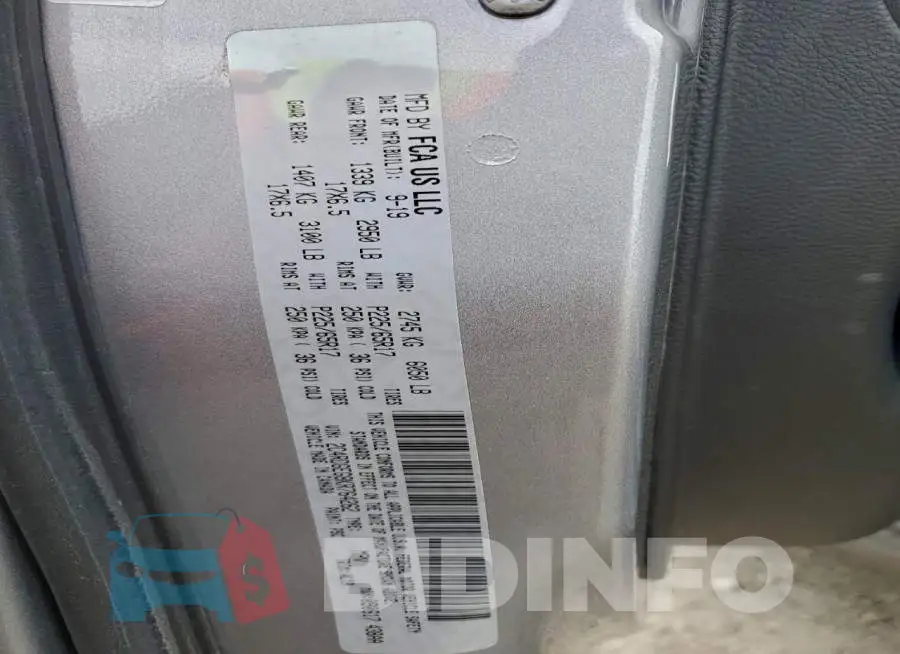 2C4RDGEG8KR764262 Photo# 13
