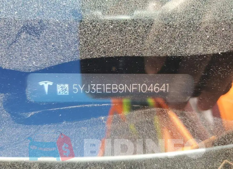 5YJ3E1EB9NF104641 Photo# 12
