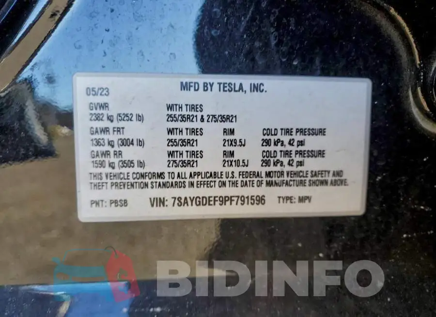 7SAYGDEF9PF791596 Photo# 12