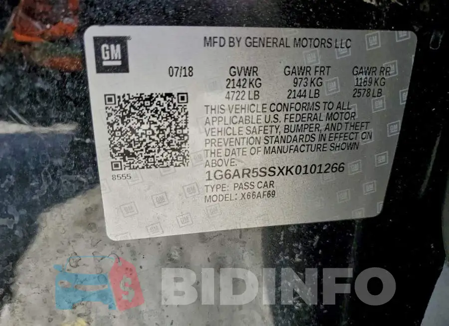 1G6AR5SSXK0101266 Photo# 12