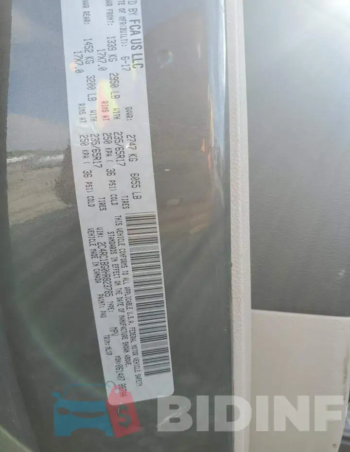 2C4RC1BG0HR823785 Photo# 14