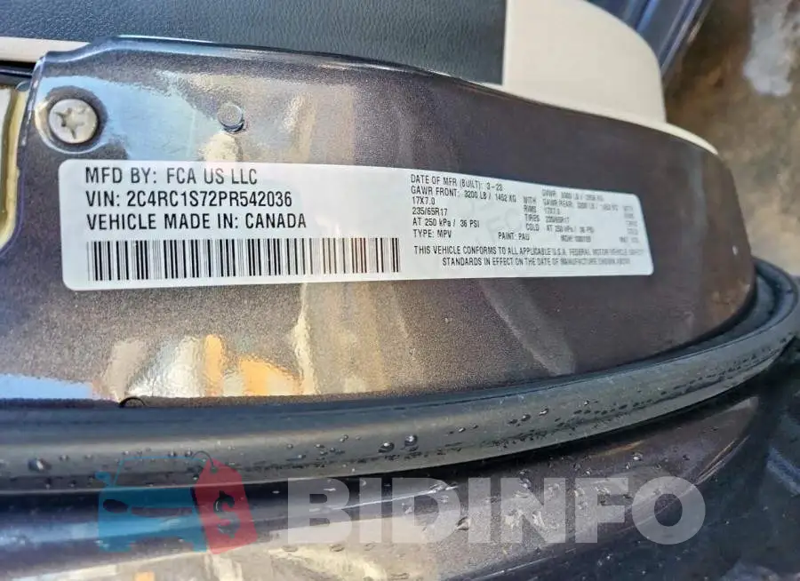 2C4RC1S72PR542036 Photo# 14