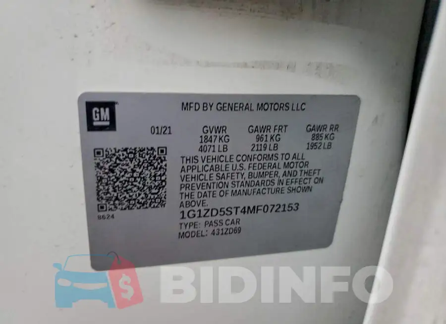 1G1ZD5ST4MF072153 Photo# 12