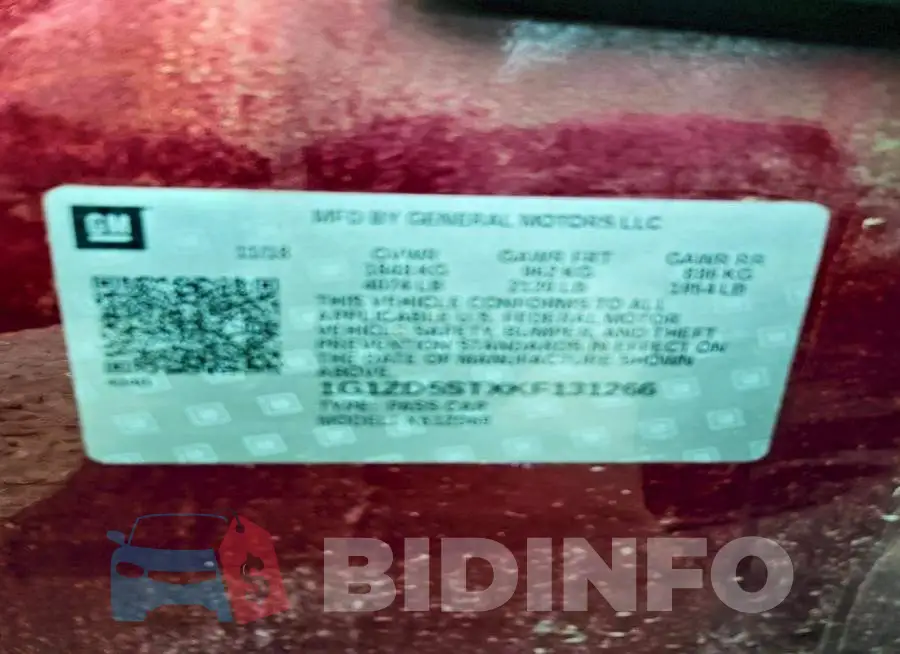 1G1ZD5STXKF131266 Photo# 12