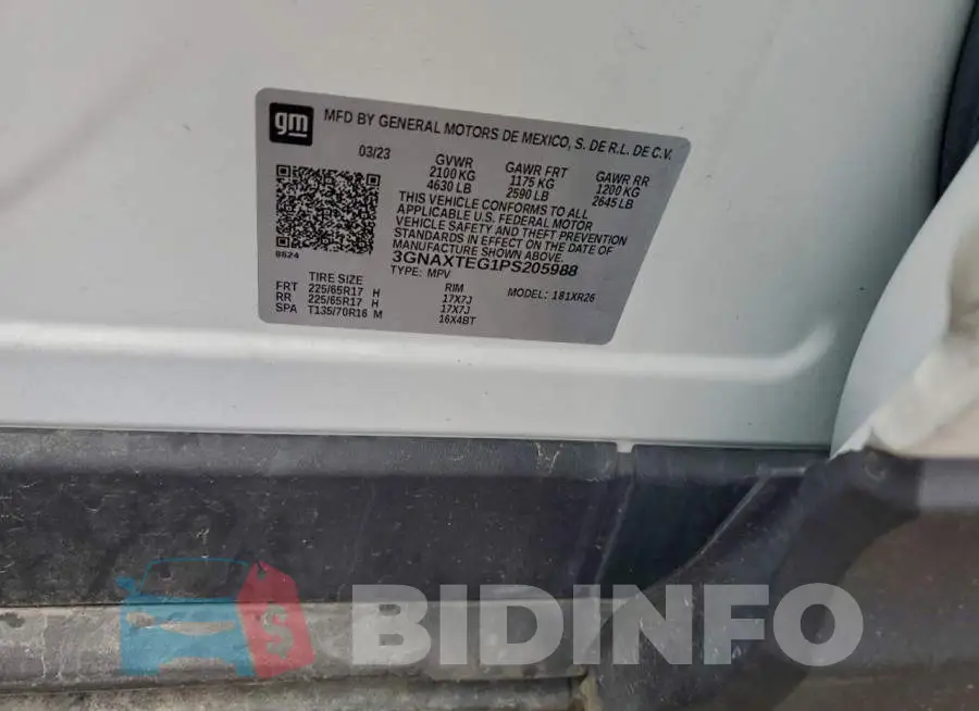 3GNAXTEG1PS205988 Photo# 13