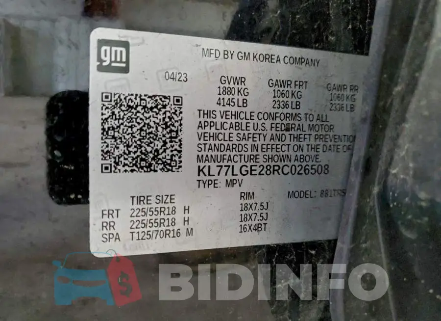 KL77LGE28RC026508 Photo# 13