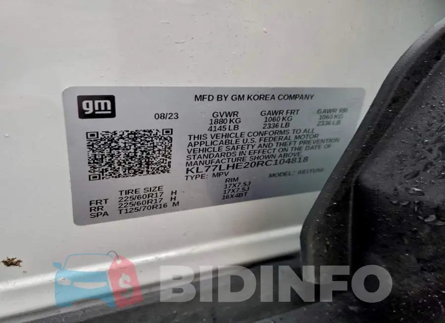 KL77LHE20RC104818 Photo# 13