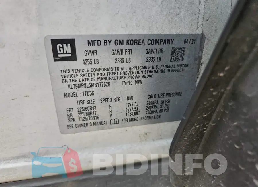KL79MPSL5MB177629 Photo# 13