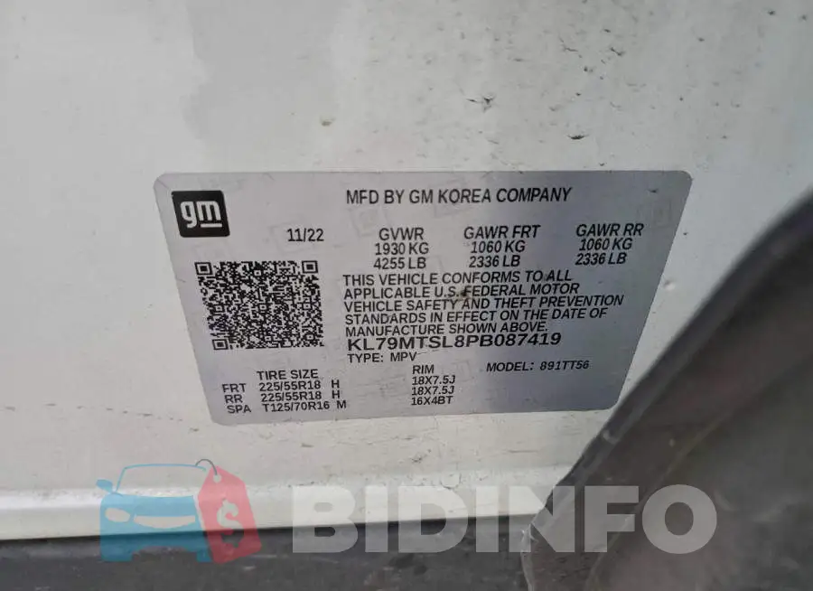 KL79MTSL8PB087419 Photo# 12