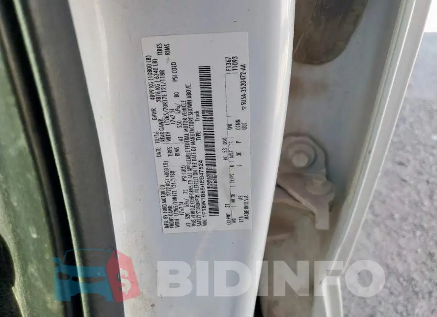 1FT8W3B66HEB47524 Photo# 12