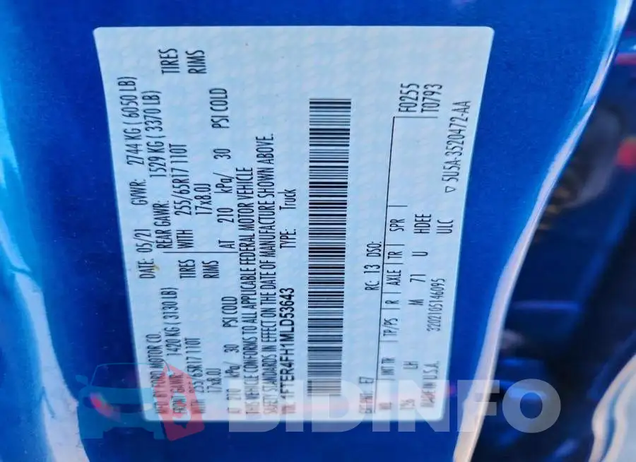 1FTER4FH1MLD53643 Photo# 13