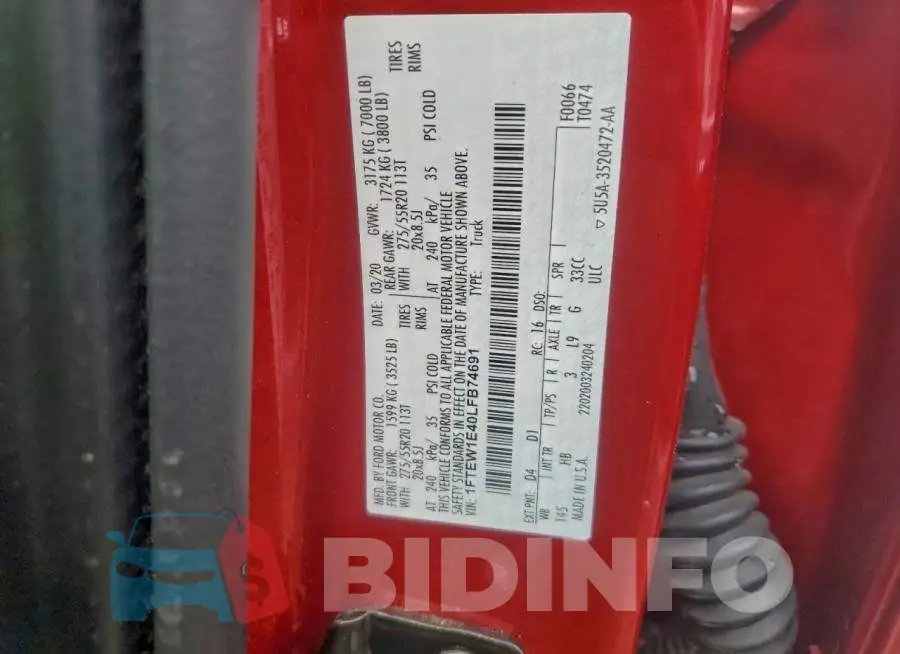 1FTEW1E40LFB74691 Photo# 12