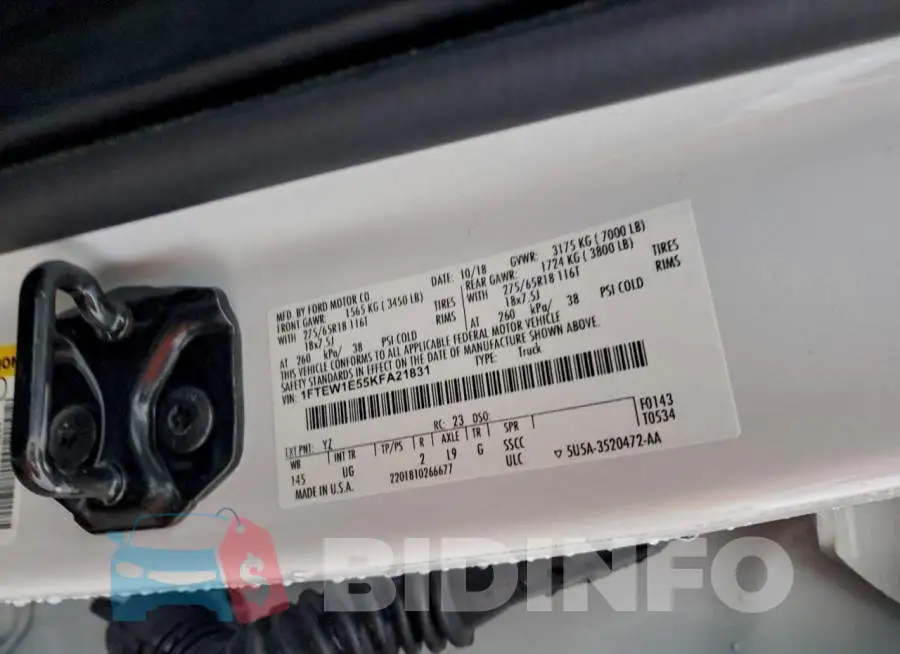 1FTEW1E55KFA21831 Photo# 12