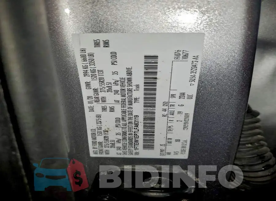 1FTEW1EP7LFA83119 Photo# 12