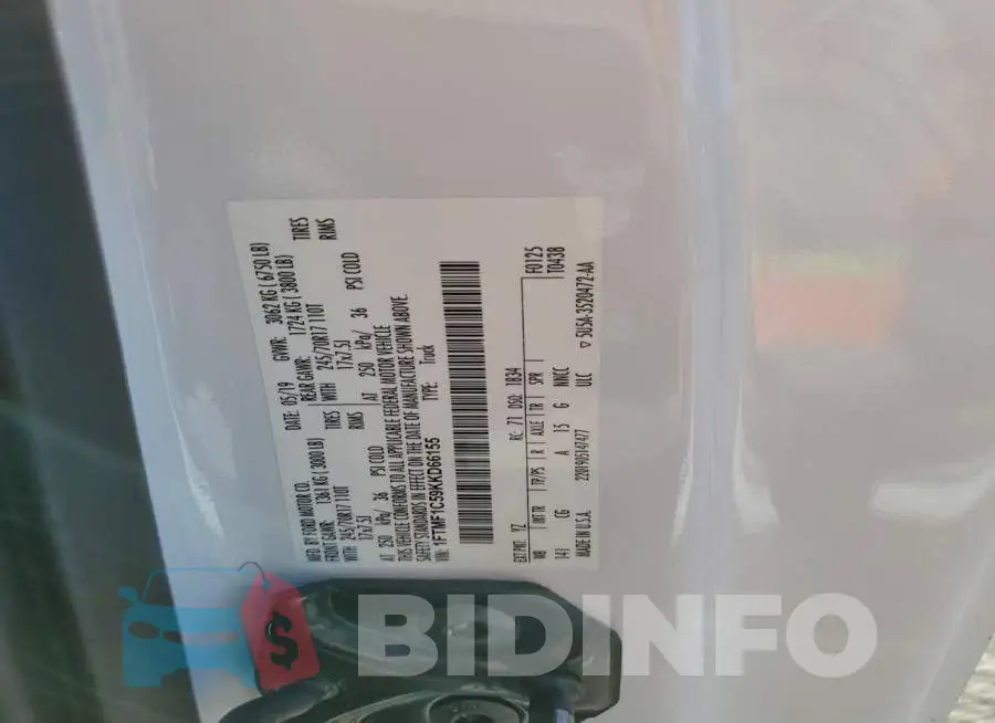 1FTMF1C59KKD66155 Photo# 12