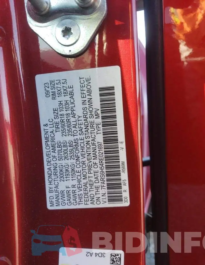7FARS6H54RE021697 Photo# 13