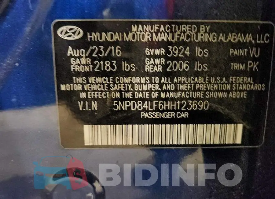 5NPD84LF6HH123690 Photo# 12