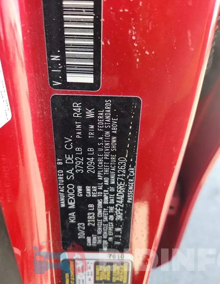 3KPF24AD6RE712630 Photo# 12