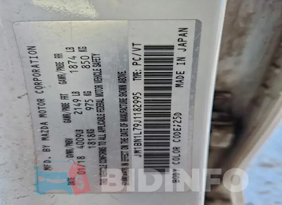 JM1BN1L79J1182995 Photo# 12
