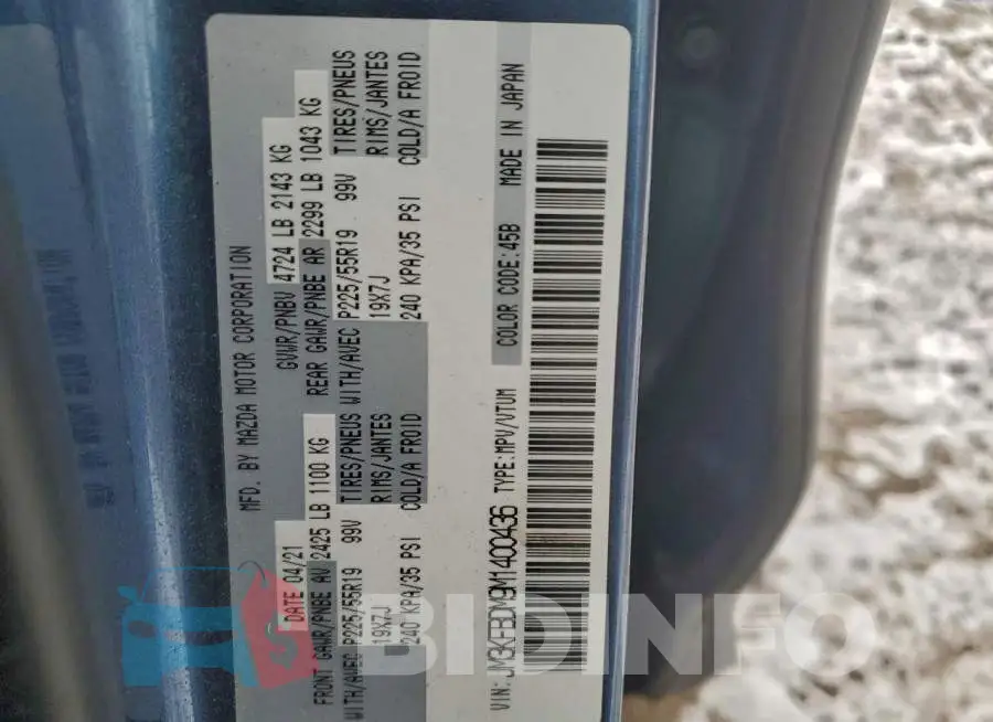 JM3KFBDM9M1400436 Photo# 14