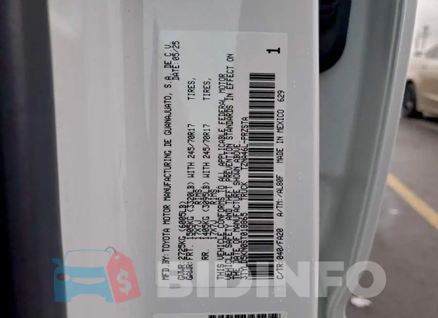3TYLD5KN0ST018865 Photo# 12