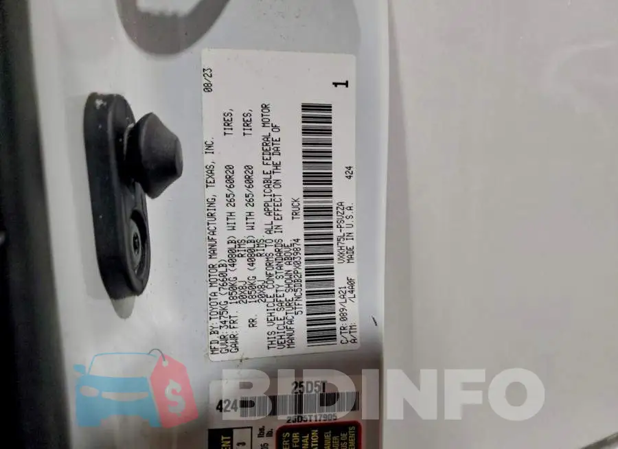 5TFNC5DB2PX039874 Photo# 11
