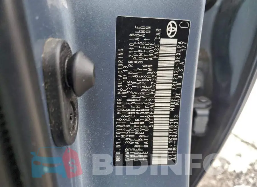 5YFEPRAE2LP067323 Photo# 12