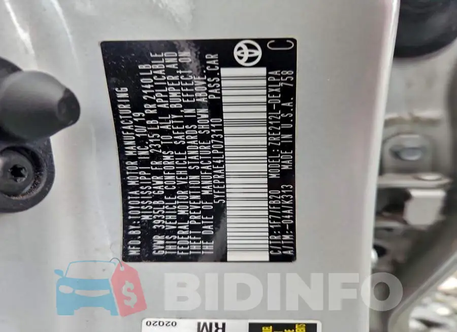 5YFEPRAE4LP073110 Photo# 13