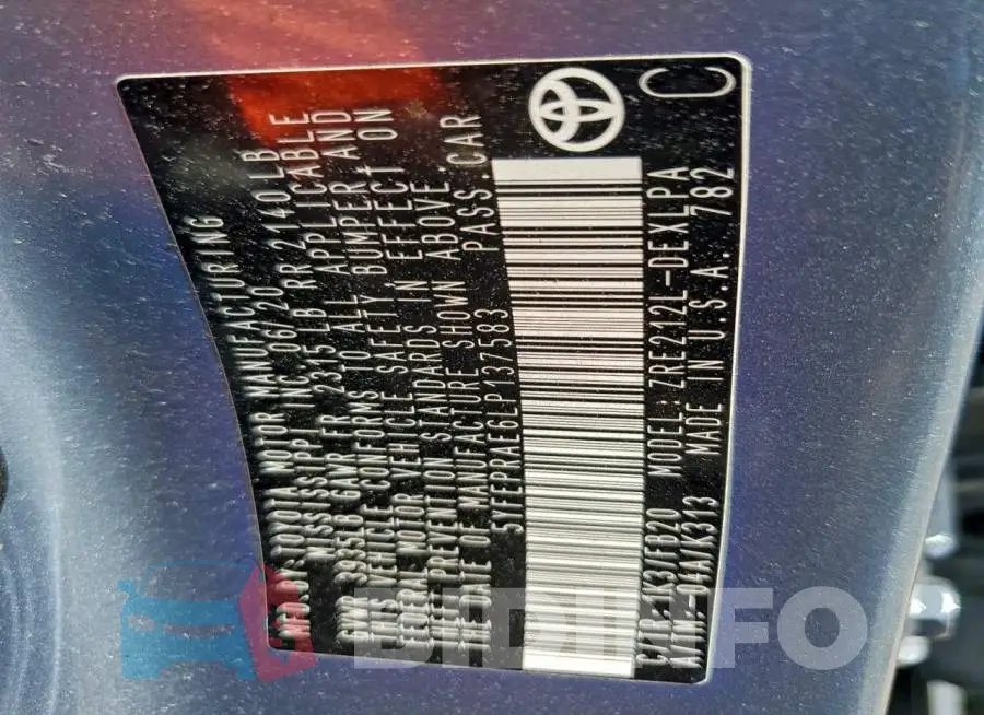 5YFEPRAE6LP137583 Photo# 12