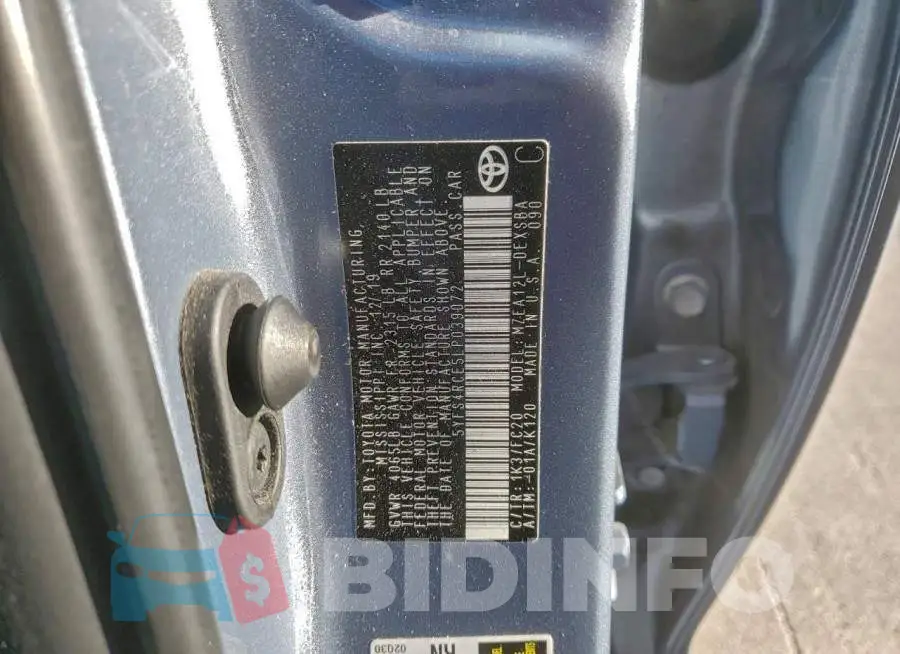 5YFS4RCE5LP039072 Photo# 12
