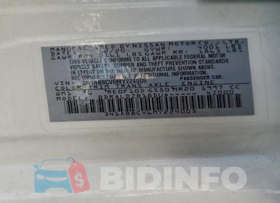 3N1AB8CV6MY224005 Photo# 12