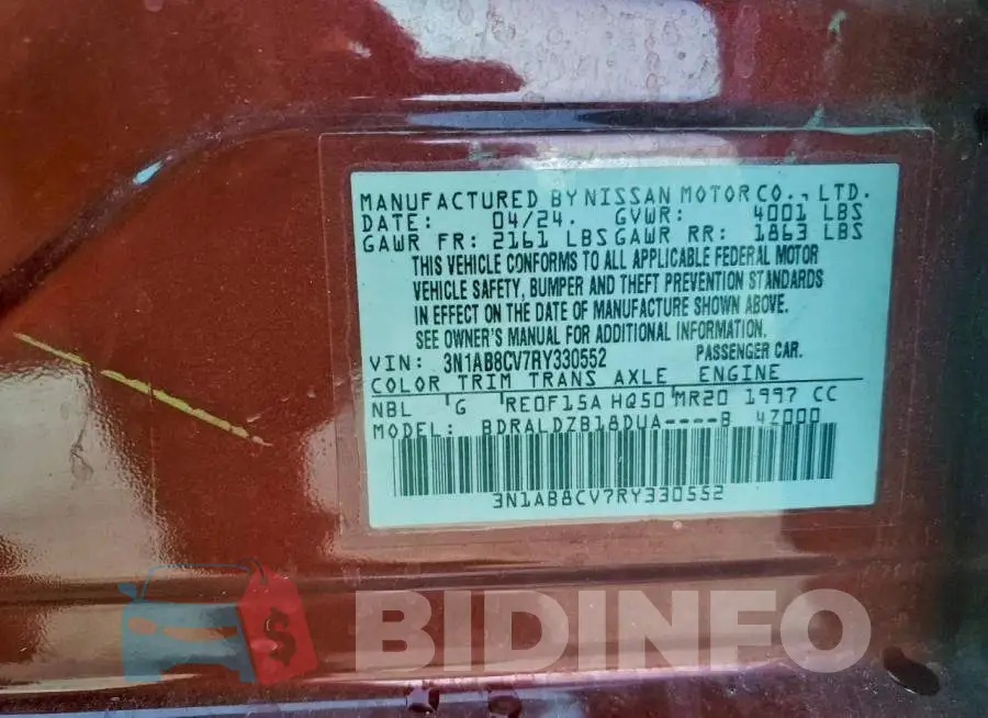 3N1AB8CV7RY330552 Photo# 12