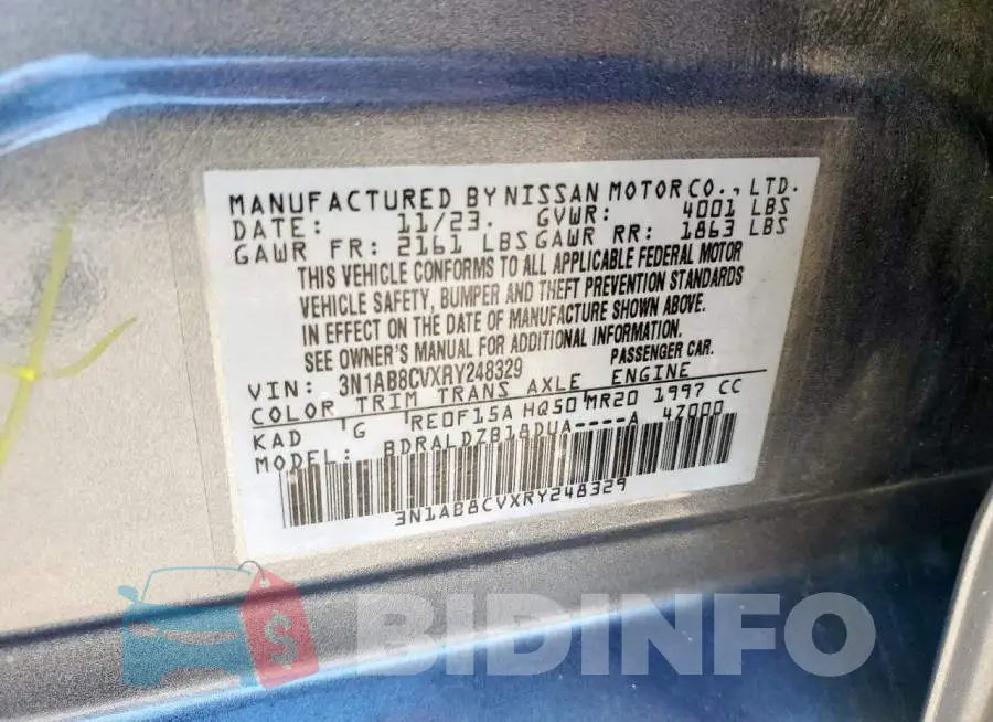 3N1AB8CVXRY248329 Photo# 12