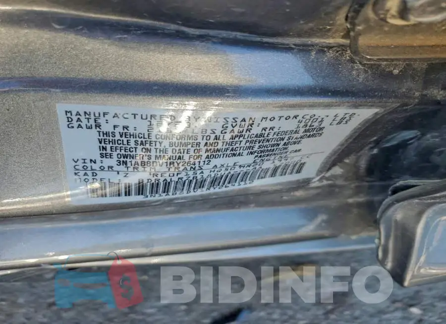 3N1AB8DV1RY264112 Photo# 12