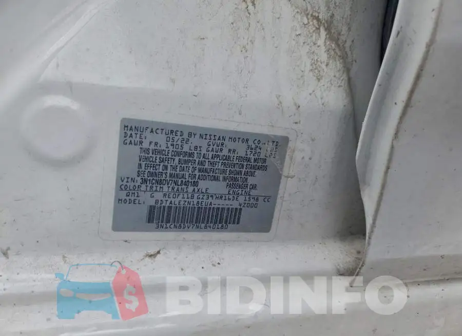 3N1CN8DV7NL840180 Photo# 12