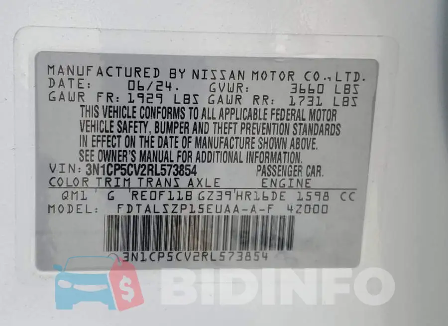 3N1CP5CV2RL573854 Photo# 13